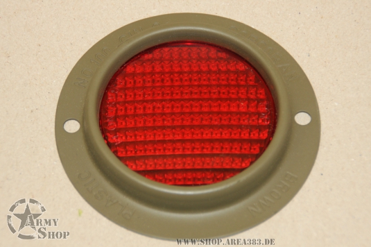 Reflektor rund Rot