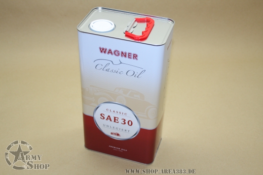 5 Liter Classic Einbereichsmotorenöl unlegiert SAE 30