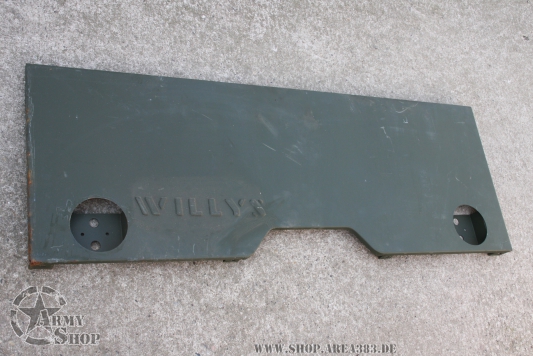 Karosserierückwand mit WILLYS Schriftzug