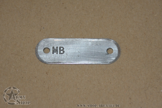 Data Plate Fahrgestellnummer Frühe Ausführung MB 41-43