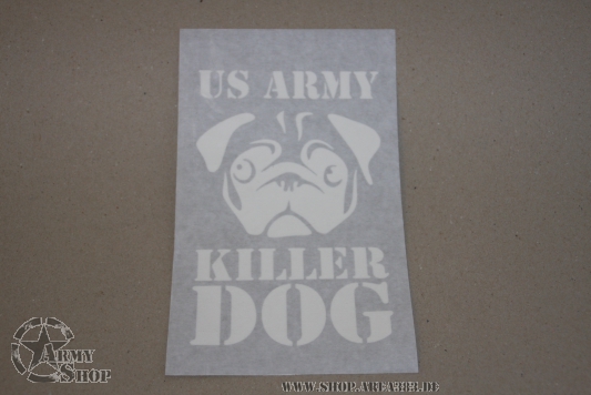 Lackierschablone KILLER DOG   Klebefolie