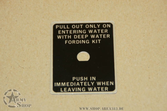 Plate Deep Water Fording Kit M151