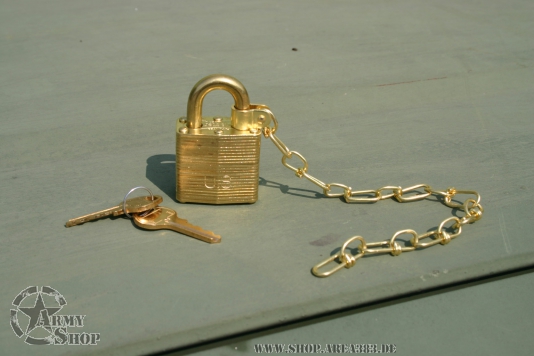 US Army Schloß mit Kette 04