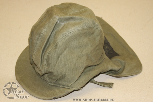 US Navy Wintermütze Depotware guter Zustand oliv Gr. 7 1/4