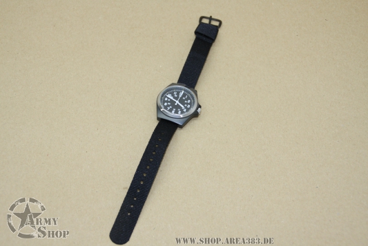 Uhr US-Style  Steel IP schwarz Armystyle