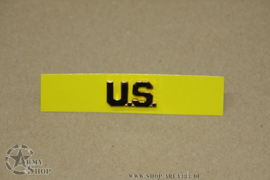 Kragenspiegel Metall US Letters Army Officer, gold