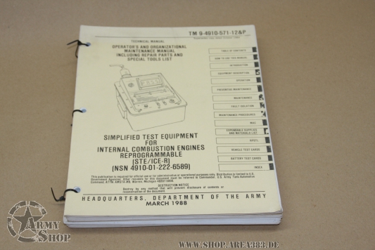 TM 9-4910-571-12&P,INCLUDING PARTS AND SPECIAL TOOLS