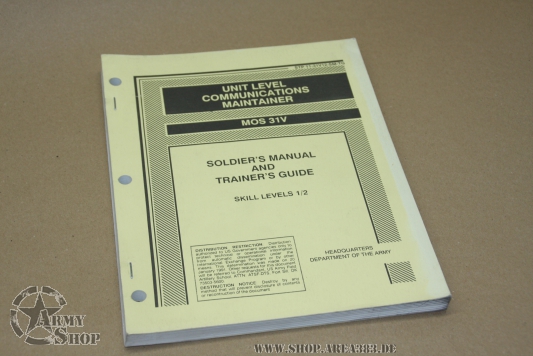 Army Unit Level Communications Maintainer 31V MOS