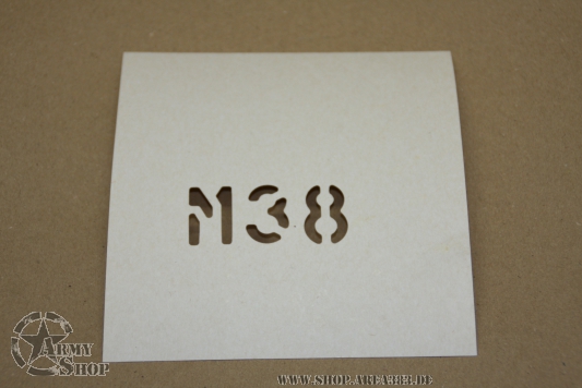 Lackierschablone   M38   1