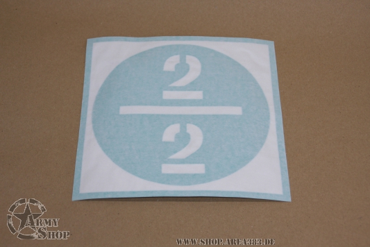 Lackierschablone Klebefolie 2/2  Kreis 18 cm