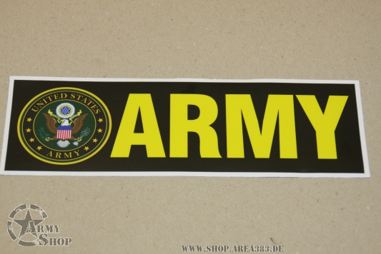 Aufkleber ARMY 24 cm x  7,5 cm
