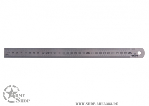 Biegsames INOX-Lineal 0-300mm