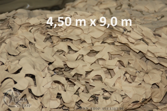 US Army Tarnnetz Desert NOS 4,50 m x 9 m Hexagon