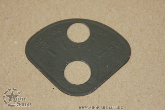 Plate Light Switch , Erhabene Schrift