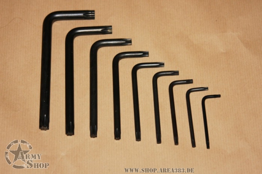 Torx set 9 Stück