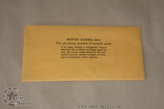 US Army bag Plastik Kotztüte