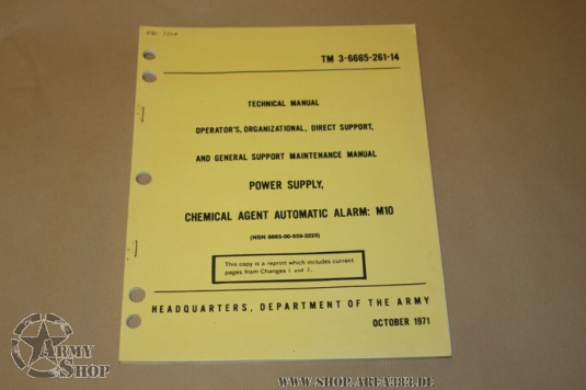 TM 3-6665-261-14 POWER SUPPLY