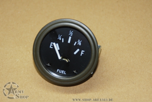 Kraftstoffanzeige Willys MB 6 Volt Ford Style green
