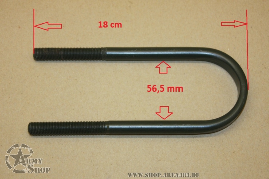 Blattfederbügel Willys MB Trailer