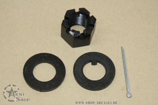 Mutter und Scheiben für Zugauge Willys MB Trailer