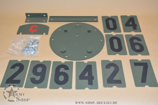 Lastenklassen Schild für US ARMY Fahrzeuge