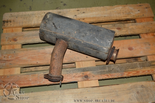 Auspuff Endtopf (kurze Ausführung) 6.5 NA, 6.5L TD