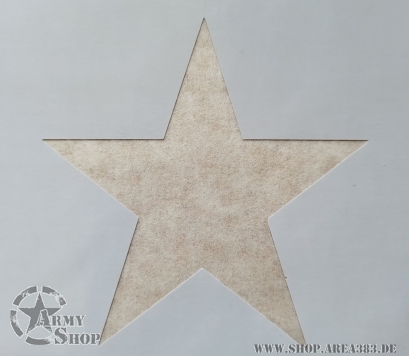 Lackierschablone Stern  Klebefolie 3 