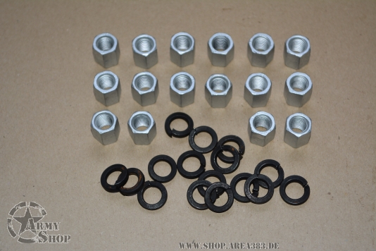 MUTTER/UNTERLEGSCHEIBE – 18 mm hoch für U Bügel Federbride