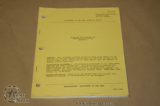 TM 3-261 Handling  Unwanted Material