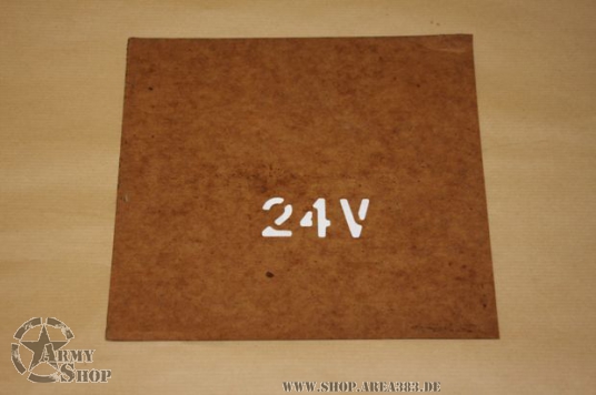 Schriftschablone  1 Inch  24 V