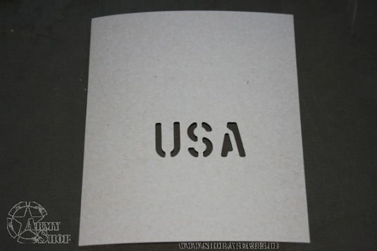 Schriftschablone USA 1 Inch