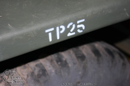 Schriftschablone TP25 1 Inch