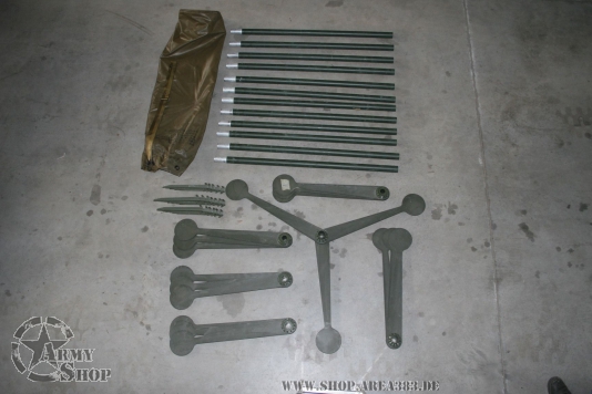 US Army Tarnnetzstangenset