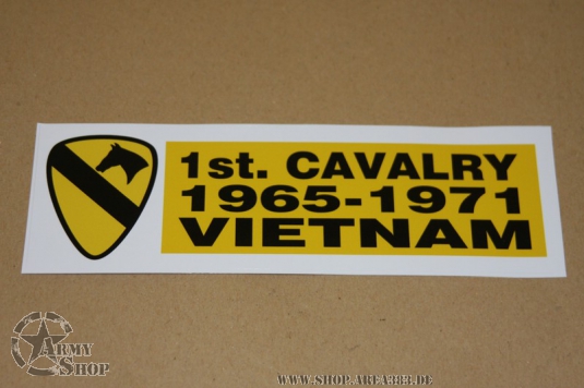 Aufkleber Vietnam 1965-1971   / 1 st. Cavalry