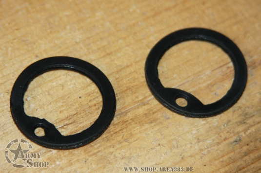 Dog Tag Silencer Schwarz set 2 Stück Schwarz Gummi