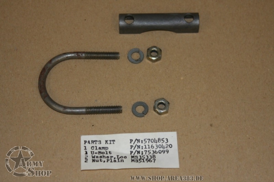 Befestigungsschelle am Auspuff  Deep Water Kit M151