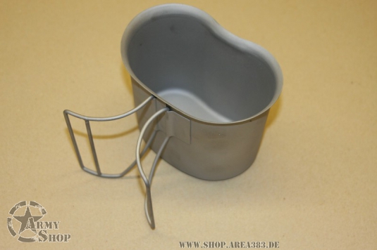 US Feldflaschenbecher Canteen Cup Edelstahl neu Becher (Repro)