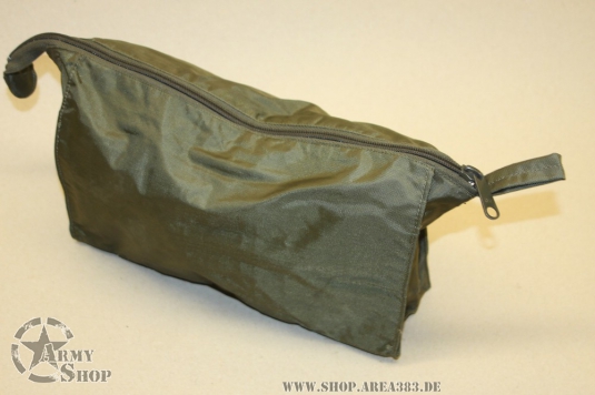 Waschbeutel aus Bundeswehr Beständen 24 x 16 x 7 cm -  Oliv