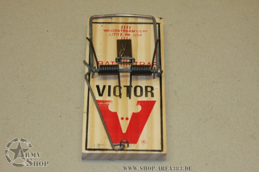 Original US Rattenfalle USA Victor Rat Trap aus Army Beständen