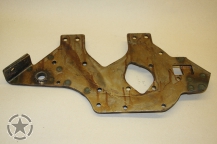 Motorhalteplatte vorne   CJ3A, CJ3B, CJ5, M38 and M38A1 NOS