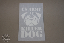Lackierschablone KILLER DOG   Klebefolie