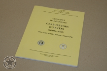 Vergaser Service Buch Willys MB Carter 539S (reprint 1952)