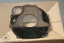 Zwischenplatte Motor Kupplungsglocke hinten Willys MB