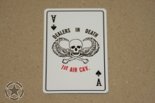 Aufkleber US ARMY VIETNAM DEATH CARD 83 mm x 62 mm
