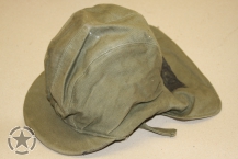 US Navy Wintermütze Depotware guter Zustand oliv Gr. 7 1/4