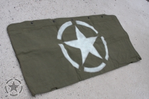 Scheibenrahmenabdeckung Willys MB Canvas Stoff US