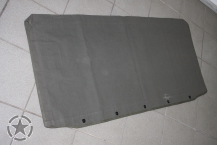 Scheibenrahmenabdeckung Willys MB Canvas Stoff US