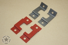 Pedalbleche für Kupplung und Bremse (set 4 Stück)