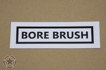 Aufkleber   Bore Brush