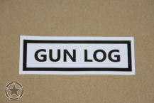 Aufkleber  GUN LOG